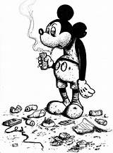 Micky Drogas Doraemon Julien Garbani Marihuana Drunken Trust Caricaturas Pantalla User Thaeger Desde sketch template