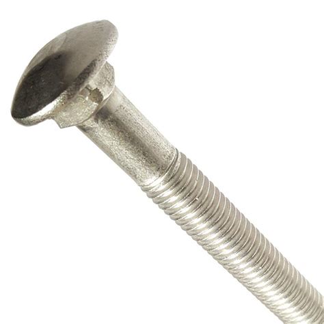 fastenere     carriage bolts stainless steel partially threaded qty