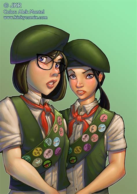 scouts girls by alekmontel hentai foundry