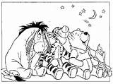 Coloring Pooh Winnie Pages Characters Popular sketch template