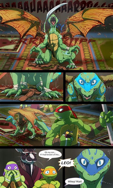 tmnt dragons rising pg 08 by jazzthetiger what my reading pinterest art search and dragon