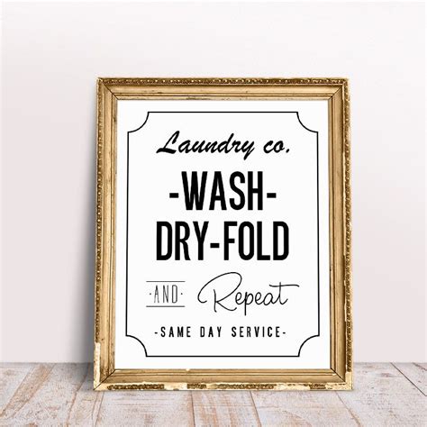 laundry  wash dry fold printable