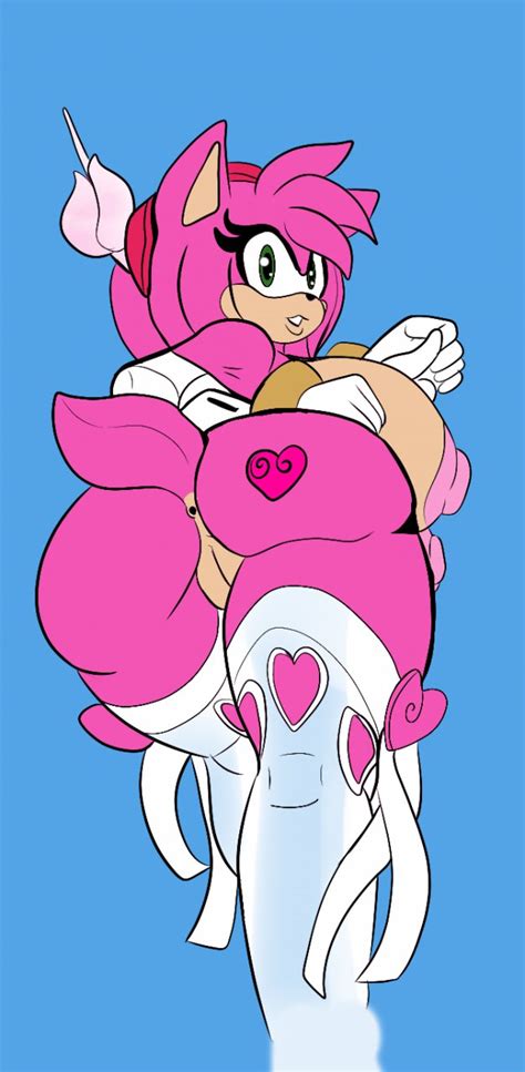 rule 34 amy rose anthro anus areola ass big breasts big butt breasts