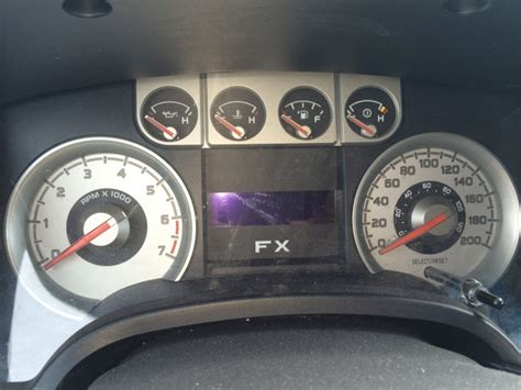 gauges  display  working  time ford  forum community  ford truck fans