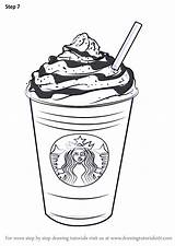 Frappuccino Starbucks Starbuck Ausmalen Drawingtutorials101 Unicorn Kleurplaat Kleurplaten K5worksheets sketch template