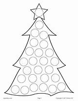 Christmas Dot Printables Do Tree Drawing Printable Kids Crafts Preschool Winter Activities Supplyme Worksheets Pages Coloring Toddlers Holiday Motor Fine sketch template