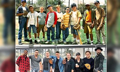 sandlot cast reunites  years  summer baseball film debut daily mail