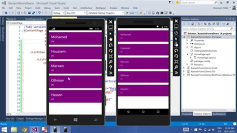 xamarin forms  visual studio part  listview styling youtube