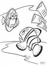 Nemo Coloring Pages Marlin Lost Printable Merlin Paper sketch template