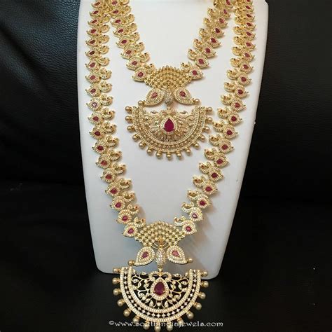 Latest Model Bridal Necklace Sets South India Jewels