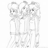 Peach Rosalina Daisy Princess Coloring Pages Xcolorings Printable 178k Resolution Info Type  Size Jpeg sketch template