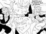 Gogeta Saiyan Ssj1 Vegetto Goku Multiverse Fanarts Beerus Whis Lineart sketch template