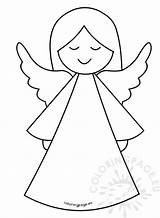 Angels Coloringpage sketch template
