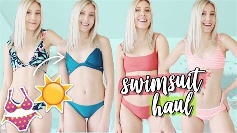 Swimsuit Try On Haul Swimsuit Collection 2018 Youtube