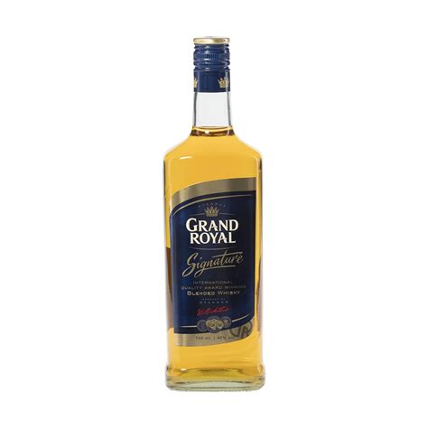 grand royal signature whisky gold quality award   monde selection