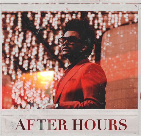 hours album cover fan  rtheweeknd