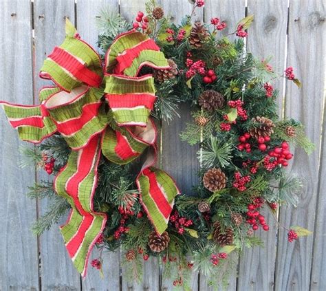 items similar  christmas wreath natural elegance wreath designer
