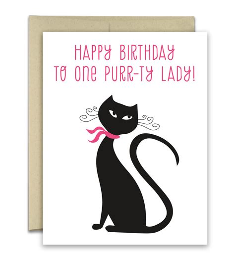 cat birthday card images funny cat printable birthday card