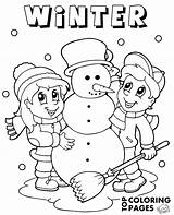 Winter Coloring Children Snowman Pages Sheets Topcoloringpages Kids Sheet Choose Board sketch template