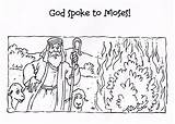 Moses Spoke Bestcoloringpagesforkids Exodus Clip sketch template