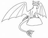 Toothless Coloring Dragon Train Pages Standing Rock Sheet Sky sketch template