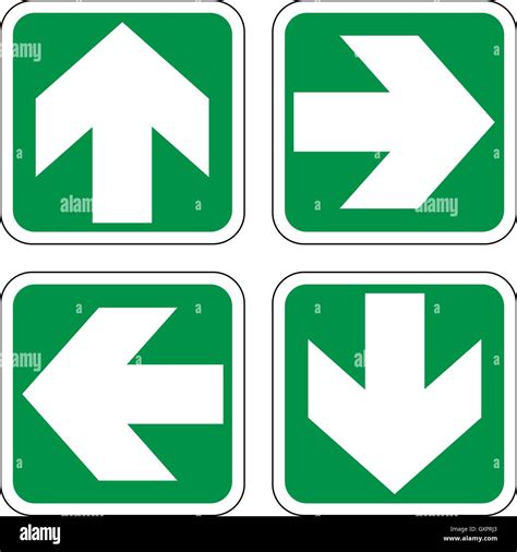 signs  emergency exit  escape route white arrow