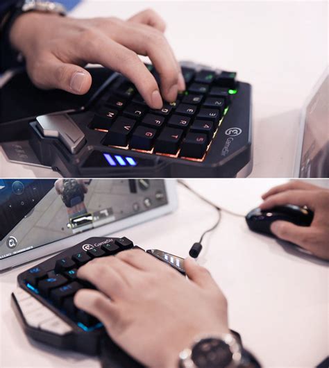 gamesir   handed mechanical mini gaming keyboard  pubg mobile wowstoresin
