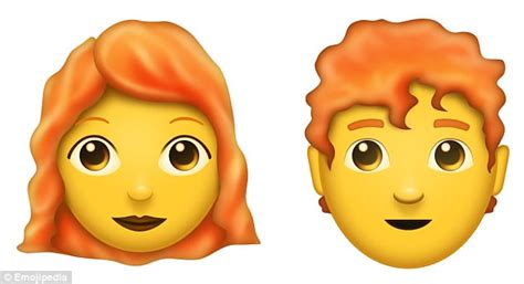 Redheads May Be Getting Their Own Emoji In 2018 Daily Mail Online