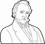 Buchanan James Clipart Outline Presidents American President Search Members Transparent Available Gif sketch template