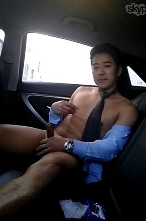 hot korean jerks off in his car queerclick