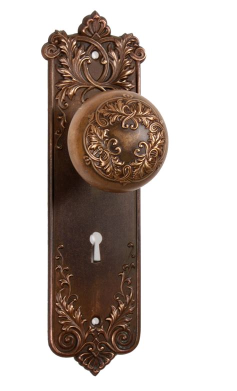 vintage door knob backplates door knobs
