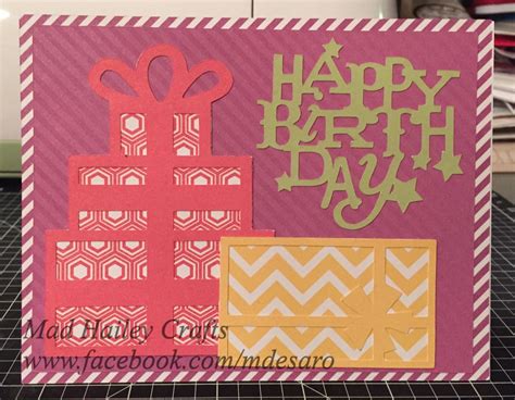 happy birthday card created   cricut design space file