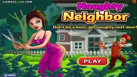 naughty neighbor game funny games gameplay video youtube