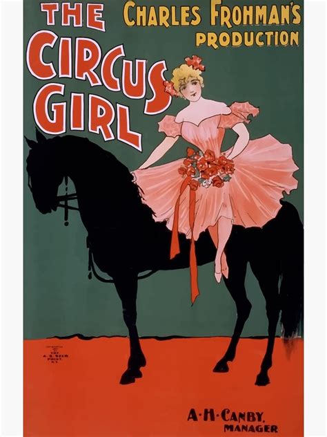 Vintage Circus Girl Poster Poster By Pereirashop Redbubble