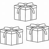 Coloring Pages Hanukkah Gifts Coloringsky Present Christmas sketch template