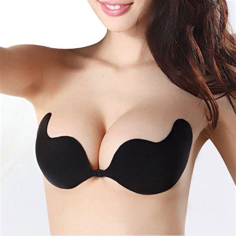 bras push up bra bust front closure strapless women invisible bras
