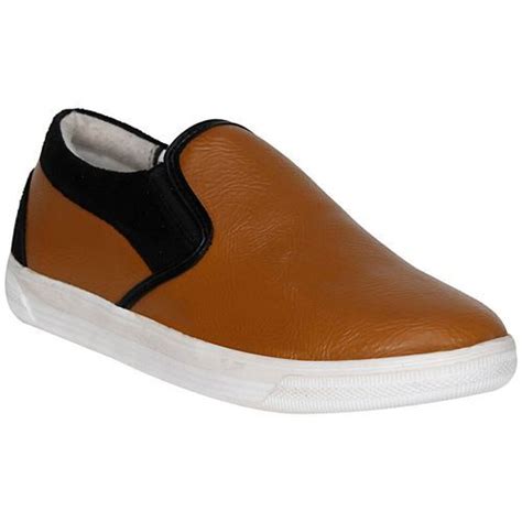 Mens Tan Slip On Shoes At Rs 240 Pair Leather Slip On Shoes Id