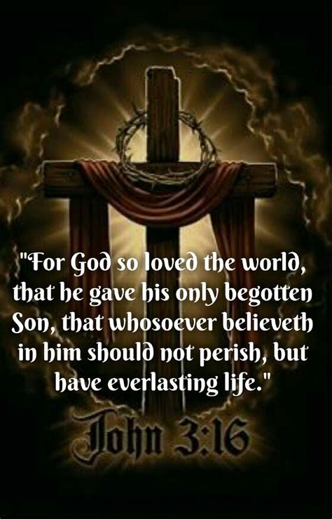 John 3 16 Kjv For God So Loved The World That He Gave His Only