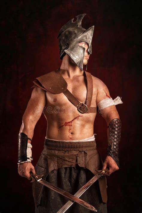 Gladiator Stock Image Image Of Muscular Male Armor