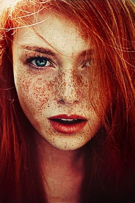Beautiful Ginger Hair With Plenty Of Gorgeous Freckles Beautiful
