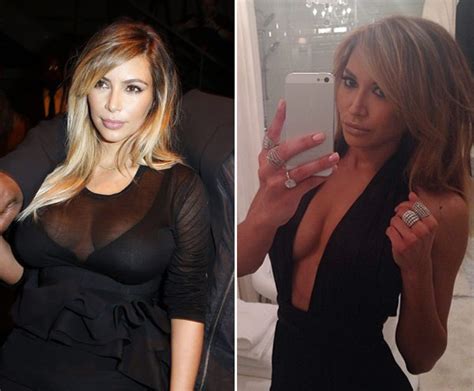 naya rivera and kim kardashian look alike — ‘glee singer copying reality star hollywood life
