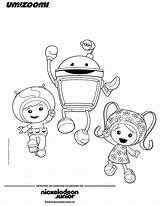 Umizoomi Coloring Team Pages Printable Simple Kids Coloriage Children Library Popular sketch template