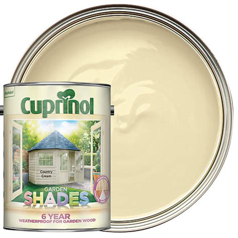 cuprinol garden shades matt wood treatment country cream
