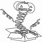 Jack Coloring Box Halloween sketch template