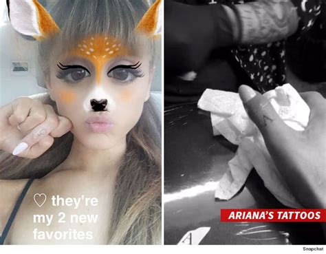 ariana grande is so into mac miller s new tattoo
