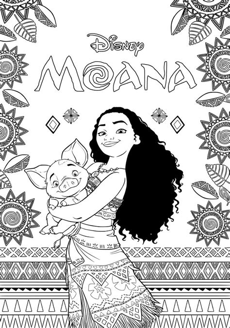 moana coloring pages  coloring pages  kids coloriage vaiana