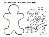 Gingerbread Printable Cutout 1200 Speech Candy Calendariu Loose Esl Arts sketch template