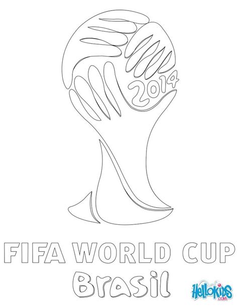 soccer players coloring pages  fifa world cup logo world cup
