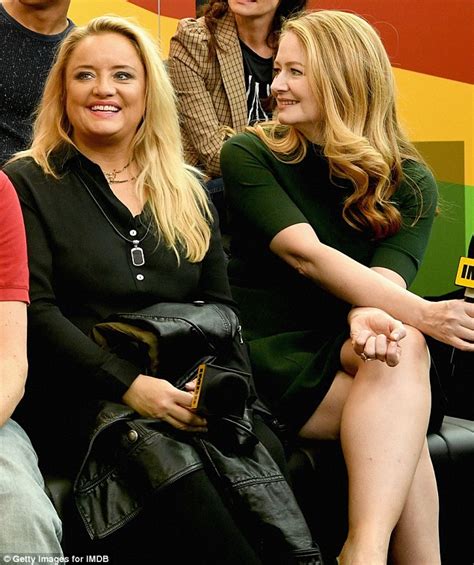 Lucy Davis Rocks All Black Look As She Promotes The