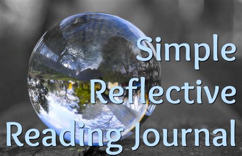 simple reflective reading journal     text  time